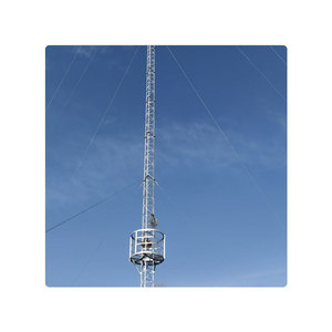 Tour d'observation météo Tongyong Q235B en acier galvanisé à chaud, personnalisable en hauteur, pour ferme éolienne, avec capteur de vitesse du vent et radar - Product Image 1