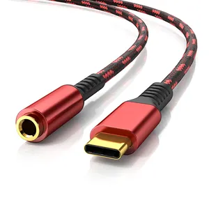 Typ c bis 3,5mm Audio adapter USB C auf 3,5mm Audio Aux-Buchsen kabel Typ C Adapter auf 3,5mm Kopfhörer Stereo kabel Auto