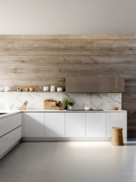 YK Millwork Design Garde-manger de luxe Veselle Cuisine Armoires automatiques Modèle complet moderne Armoires de cuisine complètes Île