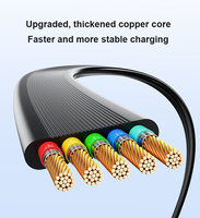 Câble de données de charge rapide de type C rétractable 100W intégré dans la puce E-marker Câble de chargeur pour ordinateur portable USB C