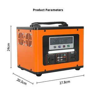 แบตเตอรี่สำรองพกพาลิเธียมไอออน 220V 600W สำหรับใช้งานกลางแจ้ง ชาร์จไฟด้วยพลังงาน<span class=keywords><strong>แสงอาทิตย์</strong></span> ใช้ในรถยนต์ ชาร์จไฟที่บ้าน ไลฟ์สด ขายของริมทาง ใช้สำรองไฟฉุกเฉิน - Product Image 3