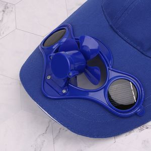 <b>Summer</b> Sport Outdoor 5-Panel Solar Fan Baseball <b>Cap</b> with Adjustable Cool Fan for Bicycling & Climbing-Unisex - Product Image 3