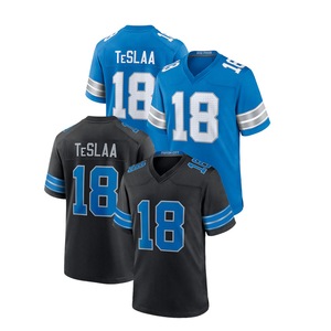 Grosir 2025 baru Jersey sepak bola Amerika 18 Isaac TeSlaa kaus pemain permainan kualitas tinggi sulaman Jersey Rugby dijahit - Product Image 1