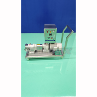 Pompe rotative à lobes sanitaire en acier inoxydable 2,2 kW 220 V 500 L, pompe de transfert mobile à rotor pour liquides alimentaires et cosmétiques