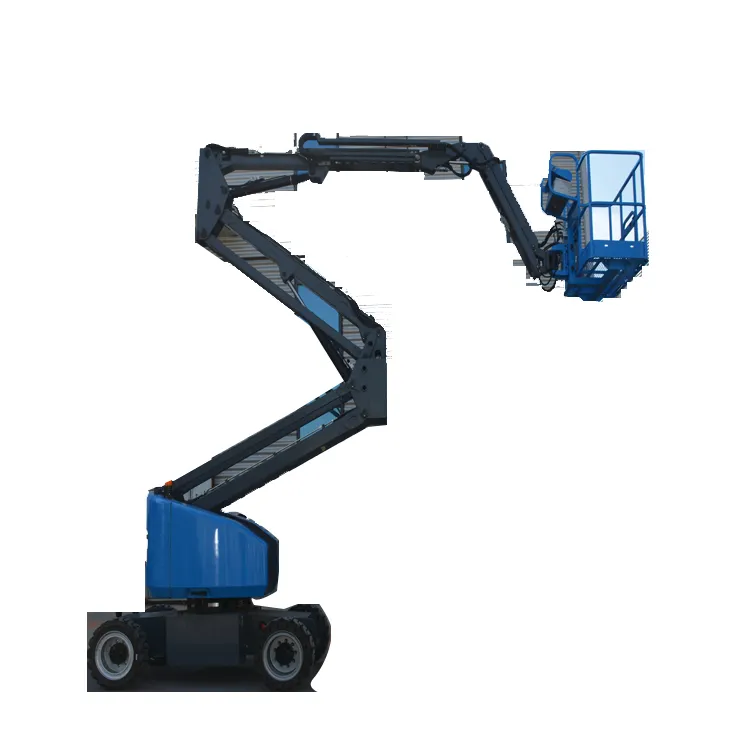 500Kg Boom Lift Machine Knokkel Telescopische Boom Lift Vs Schaar Lift 10 Meter Werkplatform Te Koop