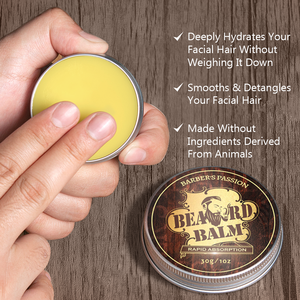 Coffret de <span class=keywords><strong>baume</strong></span> et <span class=keywords><strong>baume</strong></span> pour la barbe, cire d'abeille, 60 grammes, huile pour barbe, shampoing et climatiseur, prix d'usine - Product Image 5