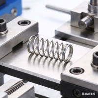 Pegas Kompresi Koil Kopling Alat Tugas Berat Berbentuk Kerucut dari Baja Karbon Berkualitas Tinggi Diameter Kawat 1.82mm 16.3x45mm Tangan Kiri 50 lb