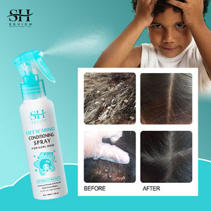 Privé Étiquette <span class=keywords><strong>Poux</strong></span> <span class=keywords><strong>Naturel</strong></span> Effrayer Shampooing Et Revitalisant Pulvérisation Ensemble Approprié Pour Cheveux Bouclés - Product Image 6