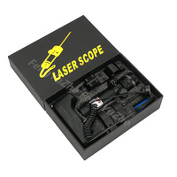 Pointeur laser vert réglable tactique rechargeable avec support de portée et batterie Point vert rouge pour la chasse