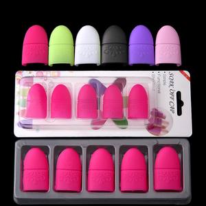 5 pièces/boîte <span class=keywords><strong>pince</strong></span> à <span class=keywords><strong>vernis</strong></span> à ongles tremper capuchon en Silicone Gel UV dissolvant de Lak enveloppes dégraissant nettoyant conseils doigts couverture <span class=keywords><strong>vernis</strong></span> manucure - Product Image 1