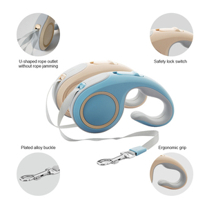 Correa automática para mascotas más vendida resistente a mordidas con un novedoso diseño de visibilidad nocturna y cuerda extensible para perros - Product Image 6