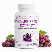 Extrait de pépins de raisin haute puissance en capsules dures - Supplément antioxydant 95% OPC pour la santé cellulaire, approvisionnement en vrac