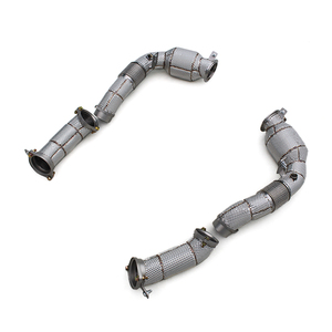 ท่อทดสอบแบบ OEM สำหรับ BMW X5 M60i 4.4TT 2024 Sport Header พร้อมแคทตาไลติกคอนเวอร์เตอร์ 100/200/300/400 เซลล์ ท่อไอเสีย Boska Exhaust Downpipe - Product Image 1
