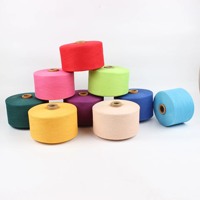 Factory Direct Ne 7s-21s Light pink Polyester/Cotton Yarn Spun Dyed Yarn High Tenacity Hand Knitting Weaving Anti-Pilling