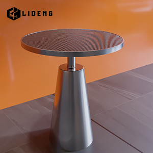 Customized Modern Western Restaurant <strong>Half</strong> Circle Deck Sofa Dining Stainless Steel Table and <strong>Chair</strong> - Product Image 5