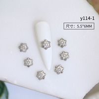 Breloques 3D pour ongles de Noël argentées, en métal, zircon et strass, design bonbons, bijoux pour ongles, sapins, chaussettes, cannes, pierres précieuses, marque Weiju, personnalisables