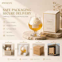 Bougie parfumée personnalisée en verre à whisky ou bière, bougie dessert en cire de soja et gelée, senteurs variées, vente en gros, marque privée, OEM