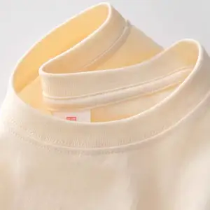 220g camisetas impresas para hombre ropa personalizada fabricantes de ropa hombro grueso algodón de alta calidad ropa de marca