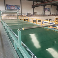 Machine à plastifier à la flamme de mousse de voiture de plastifieuse de tapis entièrement automatique 3 en 1 2400m