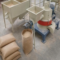 Broyeur de recyclage de bois usagé, machine à fabriquer de la poudre de sciure de bois avec système de collecte des poussières