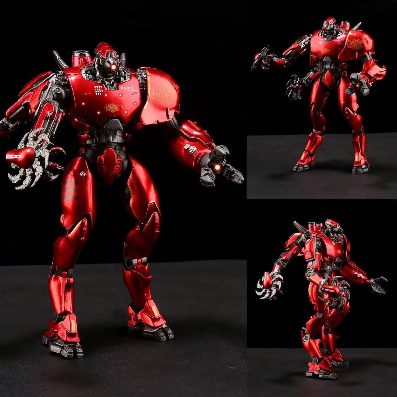 Rosso tempesta luminoso elettroplaccato di alta qualità - altezza 18 cm