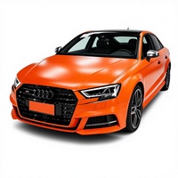 Film de protection de carrosserie automobile personnalisé en TPU 7,5 mil anti-rayures, couleur logo personnalisée, rouge orange cristal Hong Cai, directement de l'usine, garantie 2 ans