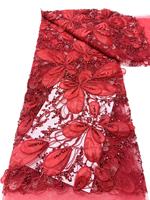 Nouveau tissu en dentelle à paillettes de luxe, tissu en dentelle à sequins, broderie perlée, dentelle à perles, textile pour vêtements pour femmes élégantes, robe de mariée