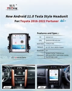 ระบบนำทาง Android 13 8/128G Zhifang สำหรับรถยนต์ <span class=keywords><strong>Toyota</strong></span> Fortuner ปี 2016-2022 พร้อม Wifi 4G LTE เครื่องเล่นวิทยุติดรถยนต์ ระบบเสียงมัลติมีเดีย เครื่องเล่น DVD - Product Image 5