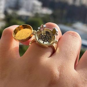 2022 Bob Esponja Mejores Amigos Forever BFF Anillo Para Adolescente Lindo Anime Estética Pareja Apertura Cerrar Amigo Regalo I.508015069