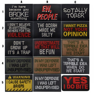 Hot Selling Cool Machine Embroidery Molon Helmet Punisher Armband with <strong>Hook</strong> <strong>Loop</strong> Fastener on the Backing - Product Image 3