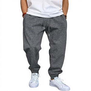 <b>Men</b> Fleece Joggers Custom Logo Cotton Fleece Sweatpants Heavyweight <b>Winter</b> Casual Streetwear Wholesale <b>Trousers</b> - Product Image 1