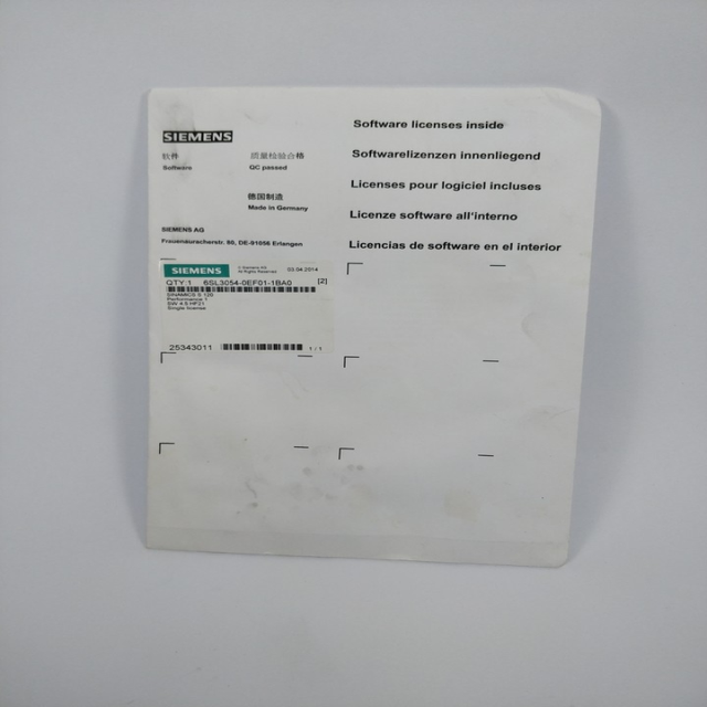And in Stock 6sl3054-0ef01-1ba0 Compactflash Card for Plc, Pac & Dedicated Ctrlrs
