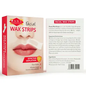 Sumax Tóc Trên Khuôn Mặt Loại Bỏ Sáp Dải Cho Phụ Nữ Waxing Kit Với 36 Hai Mặt Mặt Dải Sáp 4 Làm Dậy Khăn Lau Dầu