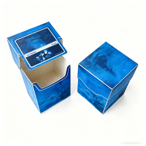 New Arrival Eco Friendly Custom Color <b>Acrylic</b> Trading Card <b>Storage</b> Box for Desk Organizer Case - Product Image 3