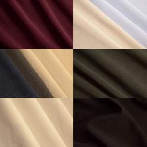 싸구려 양면 인터록 폴라 양털 100% 폴리에스터 한쪽 솔질 부드러운 쉘 솔리드 염색 원단 - Product Image 6