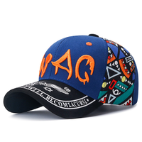Casquettes de baseball Gorras 6 panneaux Hip Hop Streetwear 100% coton unisexe broderie 3D réglable décontractée avec logo personnalisé