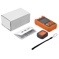 Fiber Optic Tester Optical Power Meter OPM Fiber Optic Equipment Tool Kit FIBER TOOL PON METER Novker Nk200