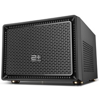Boîtier d'ordinateur de bureau Jinhetian Vision N1 Micro ATX ITX petit format HTPC refroidi par eau blanc neuf sans ports frontaux