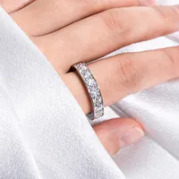 Bague de luxe MuShan en argent sterling 925 avec moissanite couleur D, bague formelle pour sœur, plaquée or 18 carats, bijoux brevetés MST