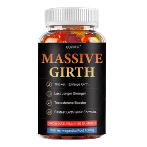 Vente en gros de 60 gommes <span class=keywords><strong>aphrodisiaques</strong></span> personnalisables, extrait de racine de maca, suppléments à base de plantes pour épaissir et augmenter la circonférence, booster d'énergie - Product Image 1