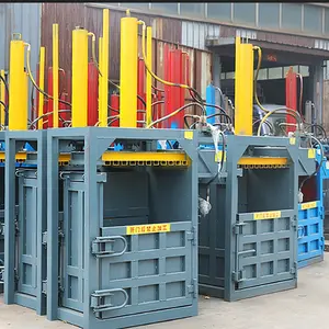 Dệt bông rags nén thủy lực Baler máy dọc 100ton hộp carton phế liệu baling Máy ép cho sử dụng quần áo - Product Image 2