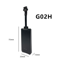 Traceur GPS de voiture en temps réel avec alerte de vitesse G02H, dispositif de localisation GPS pour moto, moniteur vocal SOS