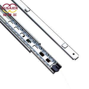 יצרנית פושאן 35 מ "מ מסילות טלסקופיות בייונט מגירת סל סל שקופיות עם כרטיסיות למטבח & תיבת מגירת מתכת - Product Image 4