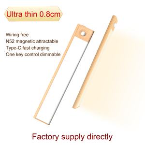 Luz LED para Gabinete, Lámpara USB Transparente y Luminosa, Luz para Muebles OEM con Interruptor, Sensor de Movimiento Magnético de Pared, Luz LED Debajo del Gabinete - Product Image 4