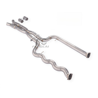 Tubo de Escape Medio de Alto Rendimiento para BMW X3M F97 / X4M F98 LCi 2022+, Tubos de Escape Catback de Acero Inoxidable de Igual Longitud, Mejora Sonora