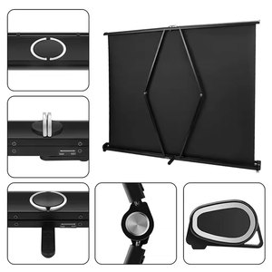 40 inch Tabletop Màn hình HD 4:3 kéo lên có thể gập lại đứng xách tay màn hình chiếu cho rạp hát tại nhà trường phòng họp - Product Image 4