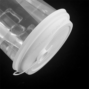 Vasos de Plástico Desechables con Logotipo Personalizado al por Mayor para Café y Bebidas Frías para Llevar con Tapa, Ideales para Fiestas - Product Image 3