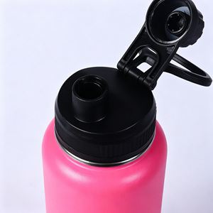 Botella de agua de acero inoxidable 304 con tapa al vacío, 40oz, 32oz, 24oz, 22oz, 18oz, 16oz, 12oz, botella de agua de acero inoxidable personalizada - Product Image 5