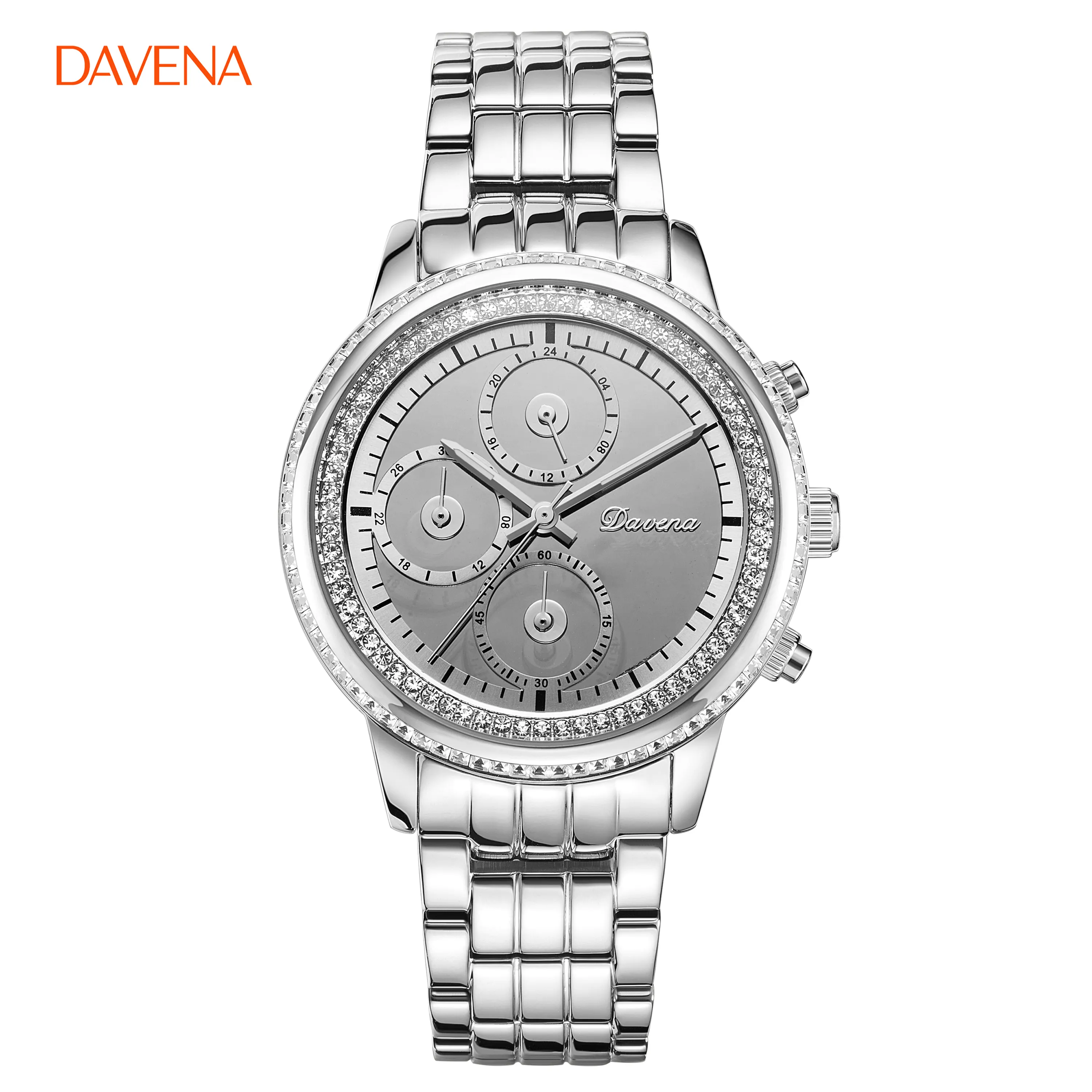 61081 Davena Quartz Movement Famous Brand Watch Water Proof Women Stainless Steel For Watch Women Luxury