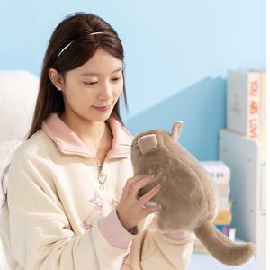 Peluche <span class=keywords><strong>chinchilla</strong></span> réaliste en position couchée, jouet en peluche mignon pour enfants, cadeau en peluche animal - Product Image 6